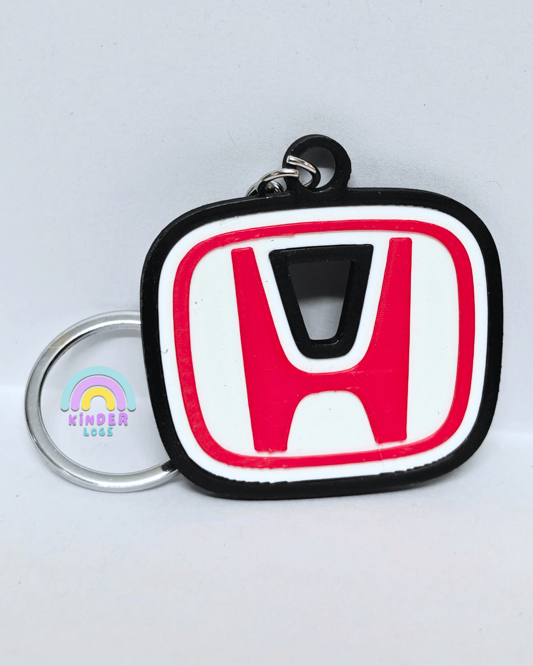 3D - Printed Honda Logo Key Chain - Kinder Logs