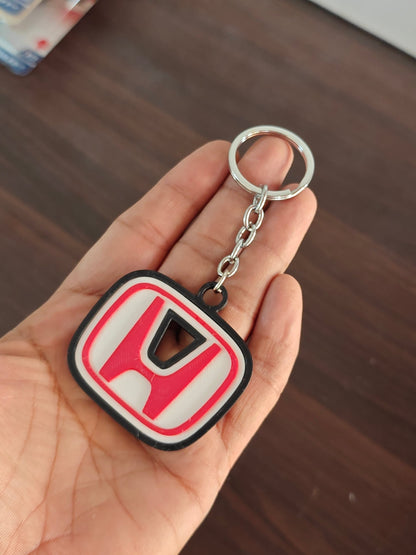 3D - Printed Honda Logo Key Chain - Kinder Logs