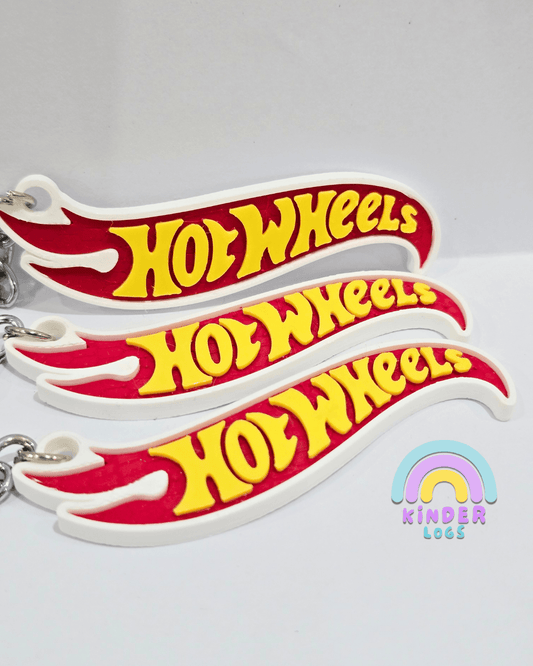 3D - Printed Hot Wheels Key Chain (Set of 3) - Kinder Logs