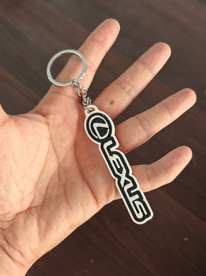 3D - Printed Lexus Logo Key Chain - Kinder Logs