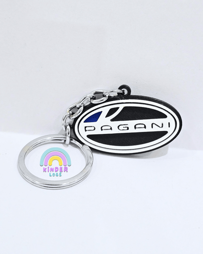 3D - Printed Pagani Logo Key Chain - Kinder Logs