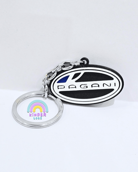 3D - Printed Pagani Logo Key Chain - Kinder Logs