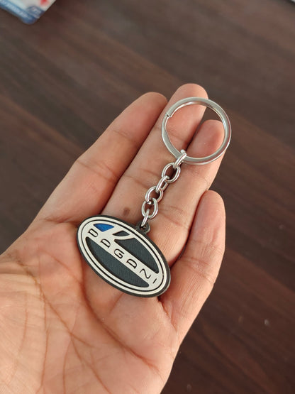 3D - Printed Pagani Logo Key Chain - Kinder Logs