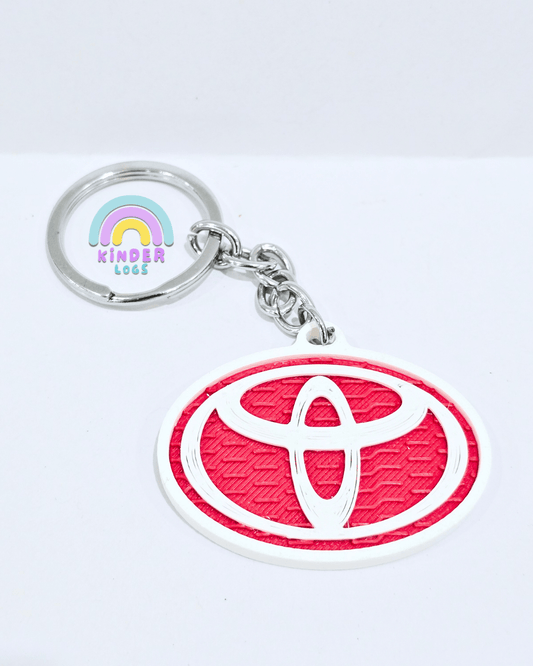 3D - Printed Toyota Logo Key Chain - Kinder Logs