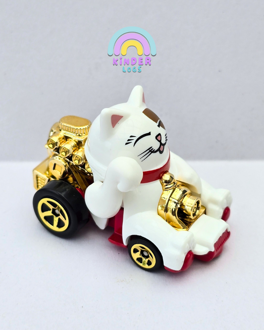 Hot Wheels Feline Lucky 'Maneki-Neko 9.29 Lucky Cat' (Uncarded - New)