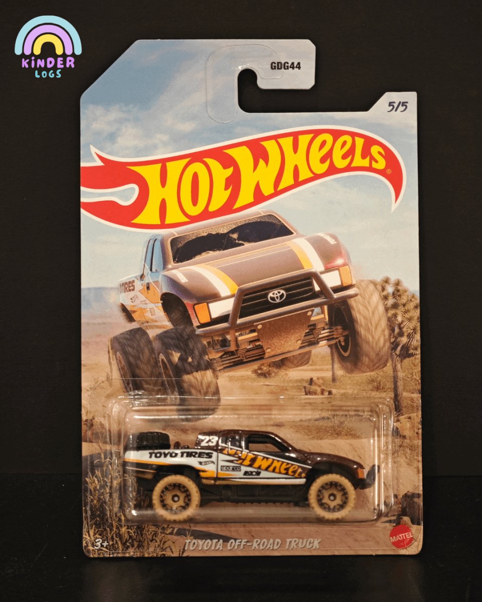 4x4 Hot Wheels Toyota Off - Road Truck - Kinder Logs