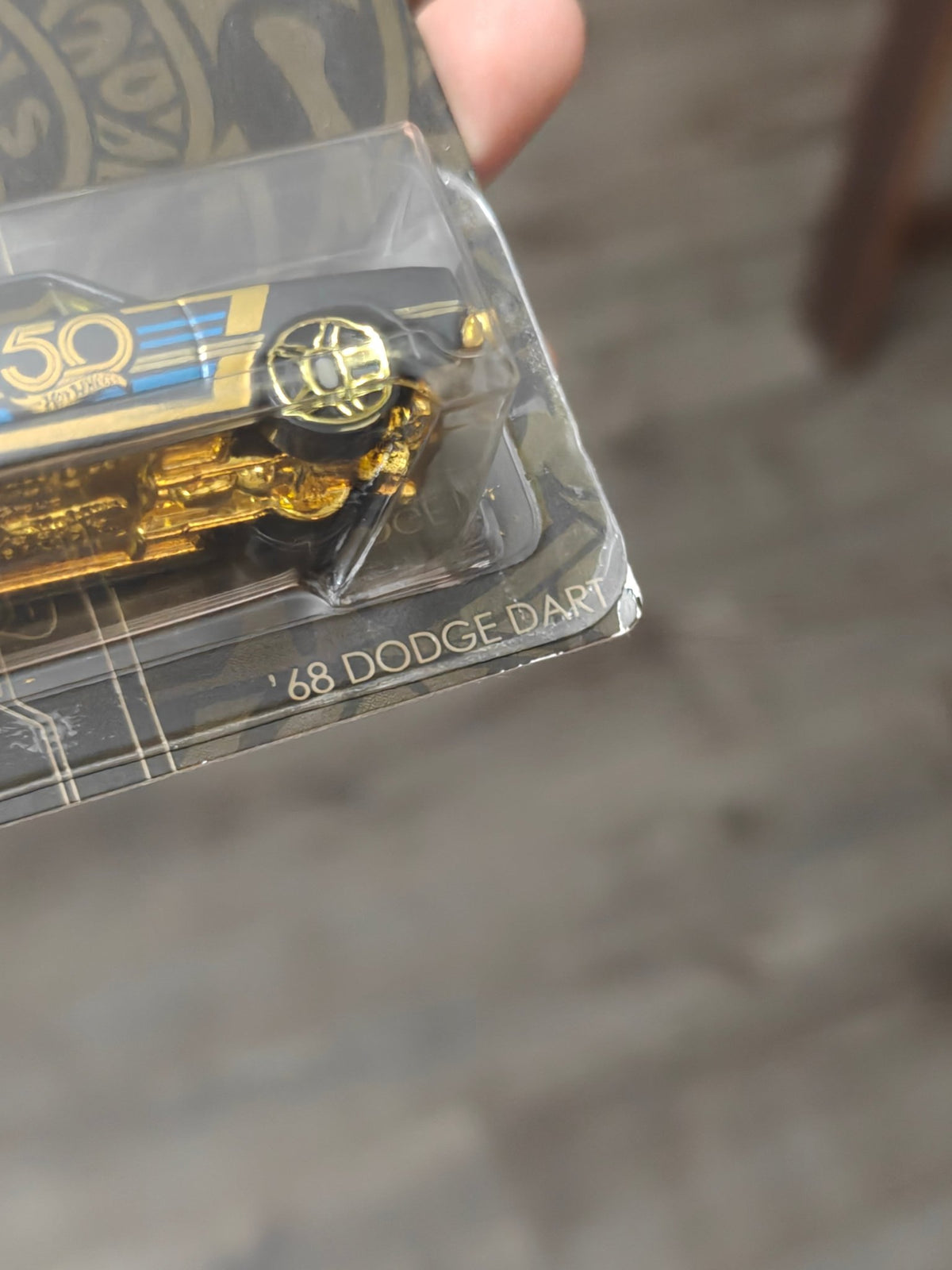 50th Anniversary Hot Wheels 1968 Dodge Dart (Imported) - Kinder Logs