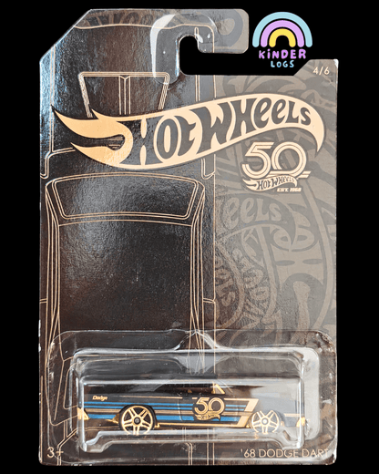 50th Anniversary Hot Wheels 1968 Dodge Dart (Imported) - Kinder Logs