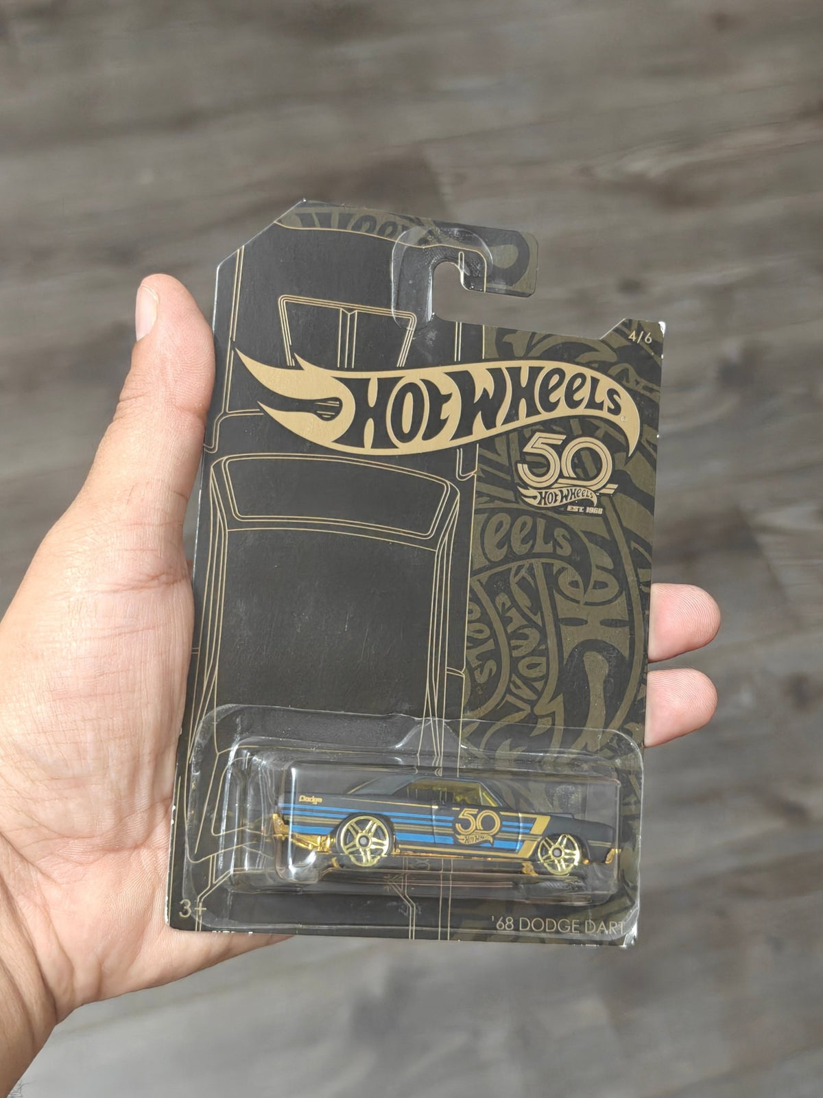 50th Anniversary Hot Wheels 1968 Dodge Dart (Imported) - Kinder Logs