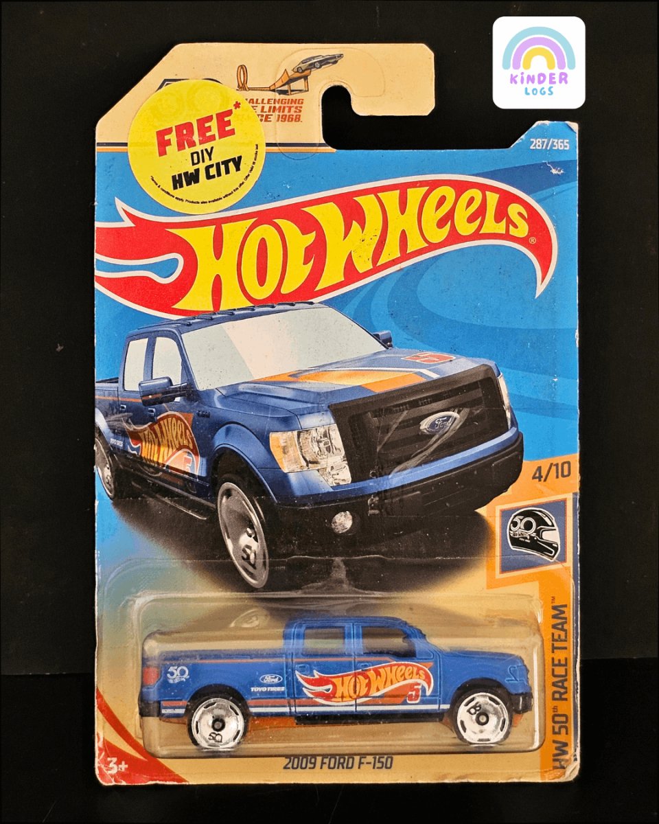 50th Anniversary Hot Wheels 2009 Ford F - 150 - Kinder Logs