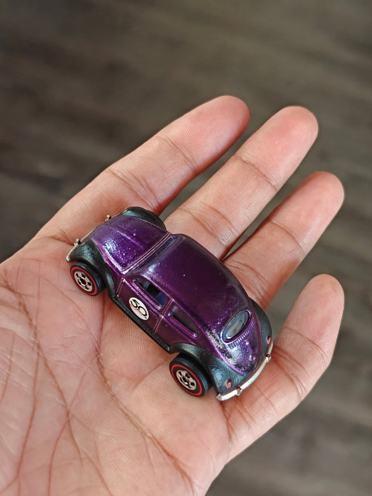 50th Anniversary Hot Wheels Volkswagen Beetle (Uncarded - NEW) - Kinder Logs
