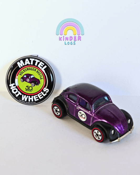 50th Anniversary Hot Wheels Volkswagen Beetle (Uncarded - NEW) - Kinder Logs