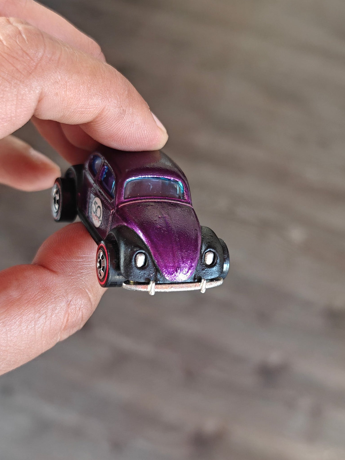 50th Anniversary Hot Wheels Volkswagen Beetle (Uncarded - NEW) - Kinder Logs