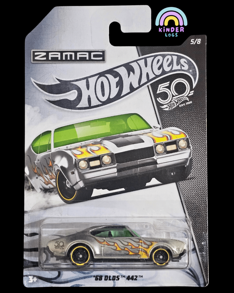 50th Anniversary Hot Wheels Zamac 1968 Olds 442 - Kinder Logs