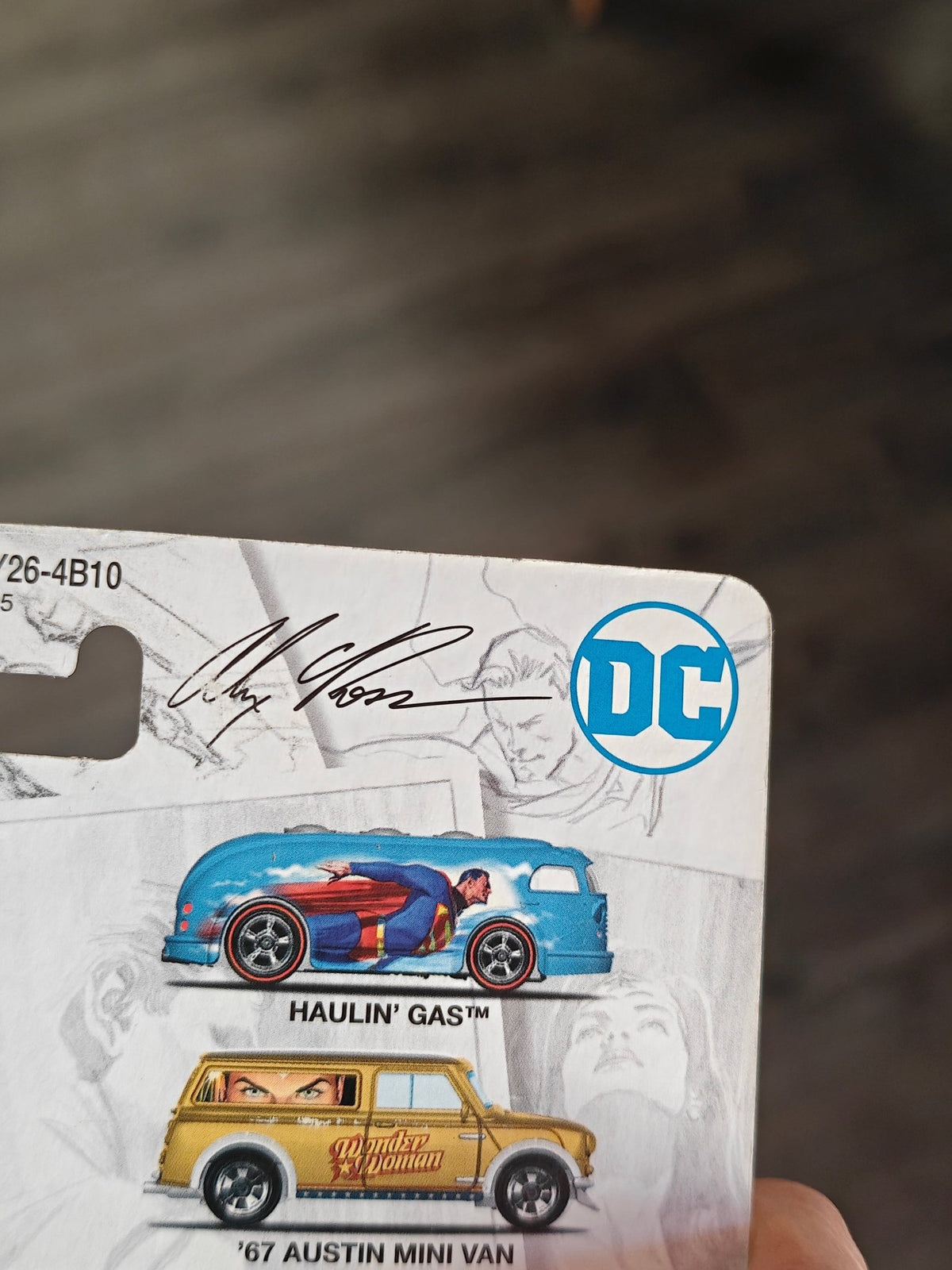 50th Anniversary Premium Hot Wheels Haulin' Gas - DC Superman (Imported) - Kinder Logs