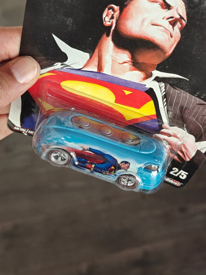 50th Anniversary Premium Hot Wheels Haulin' Gas - DC Superman (Imported) - Kinder Logs