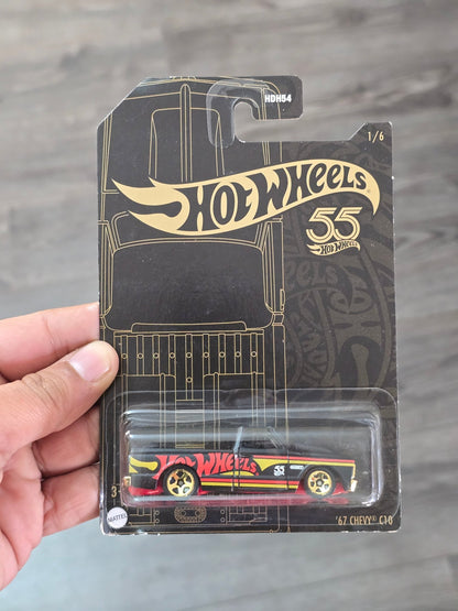 55th Anniversary Hot Wheels 1967 Chevrolet C10 (2023 Card) - Kinder Logs