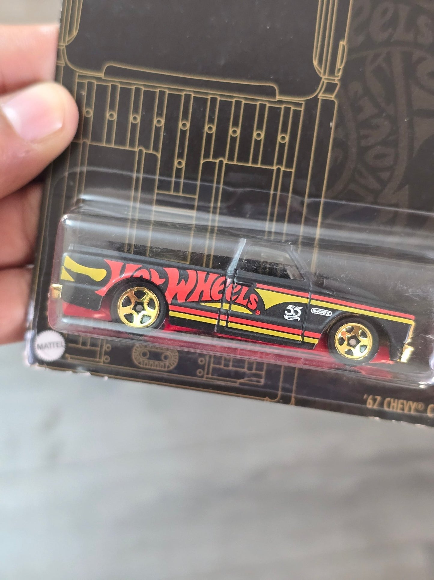 55th Anniversary Hot Wheels 1967 Chevrolet C10 (2023 Card) - Kinder Logs