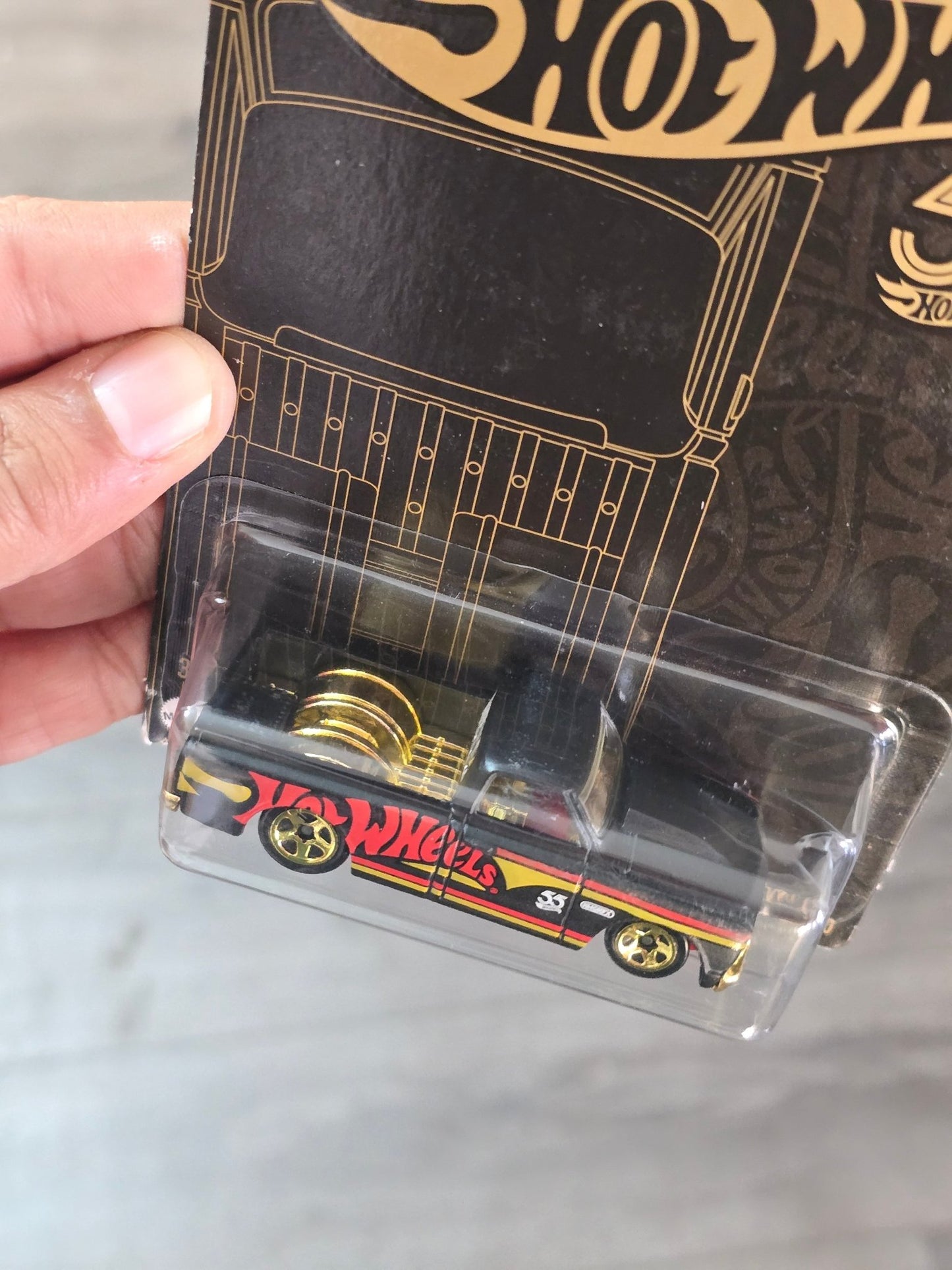 55th Anniversary Hot Wheels 1967 Chevrolet C10 (2023 Card) - Kinder Logs