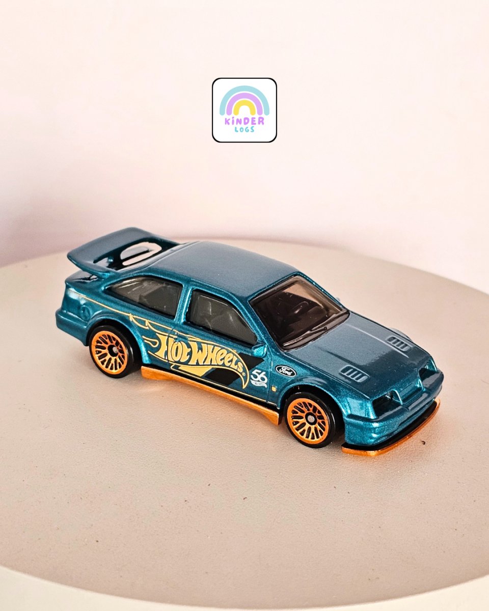 56th Anniversary Hot Wheels 1987 Ford Sierra Cosworth (Uncarded) - Kinder Logs