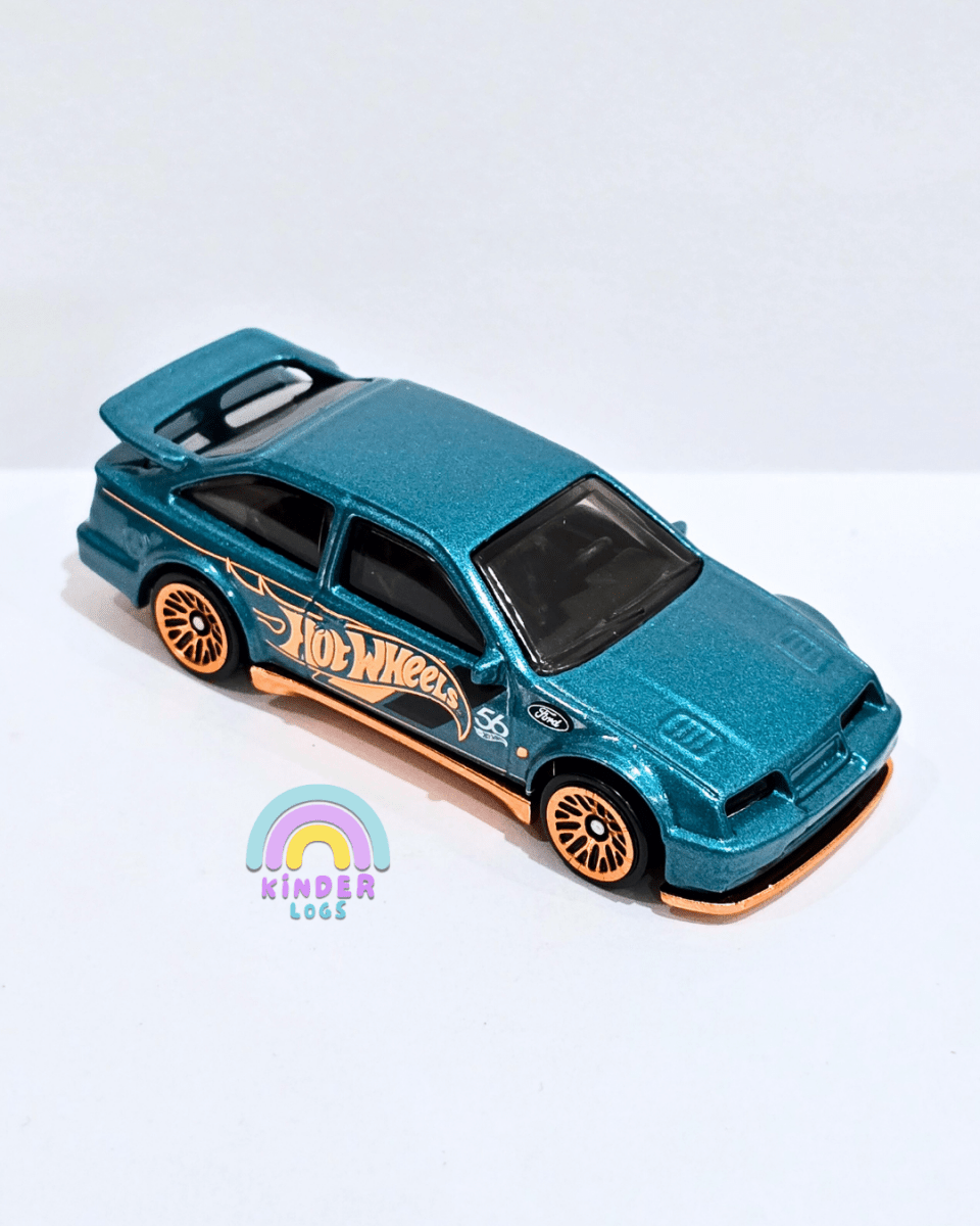 56th Anniversary Hot Wheels 1987 Ford Sierra Cosworth (Uncarded) - Kinder Logs