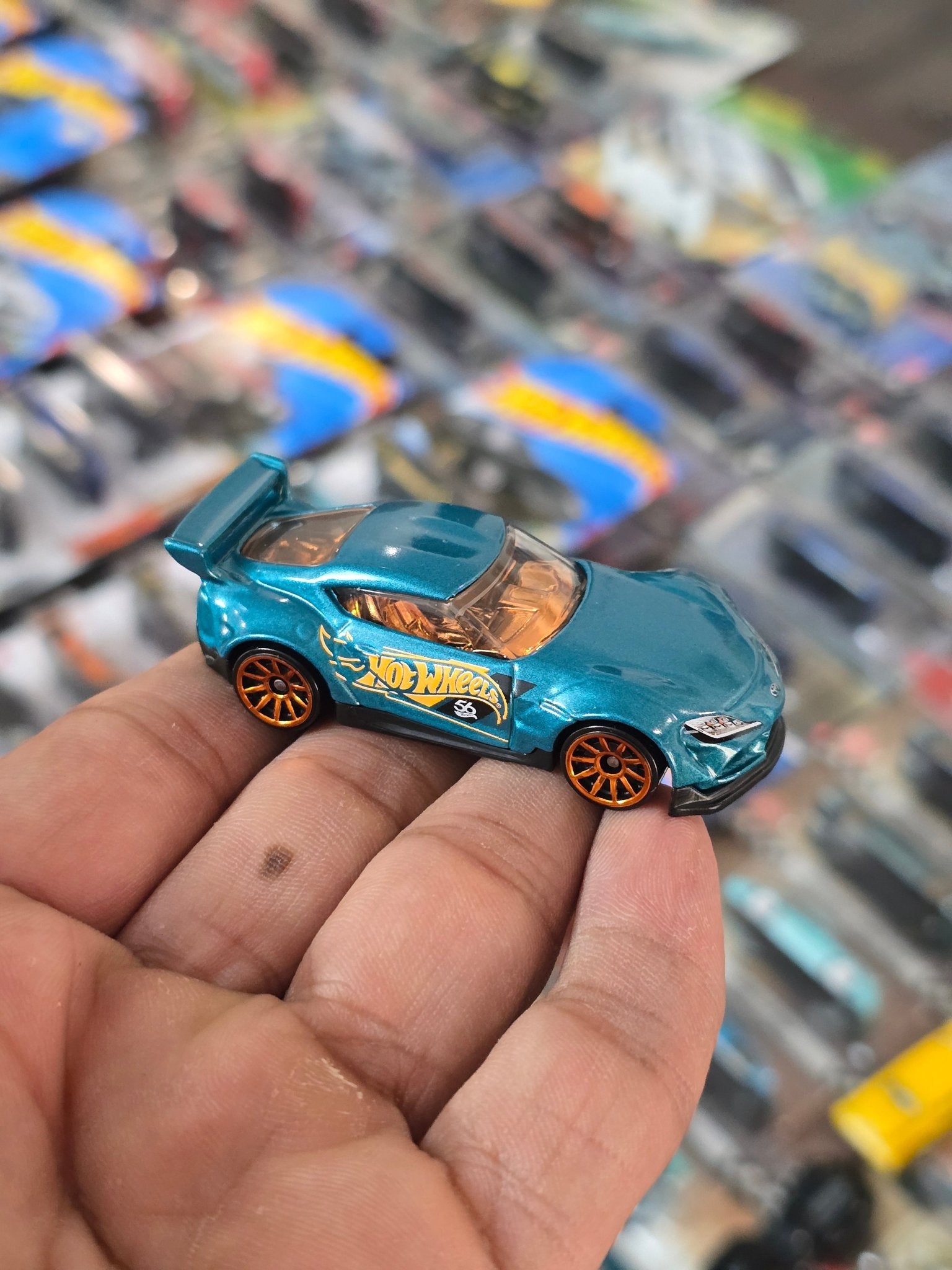 56th Anniversary Hot Wheels 2020 Toyota GR Supra (Uncarded) - Kinder Logs