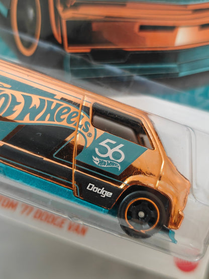 56th Anniversary Hot Wheels Custom 1977 Dodge Van (CHASE 2023) - Kinder Logs