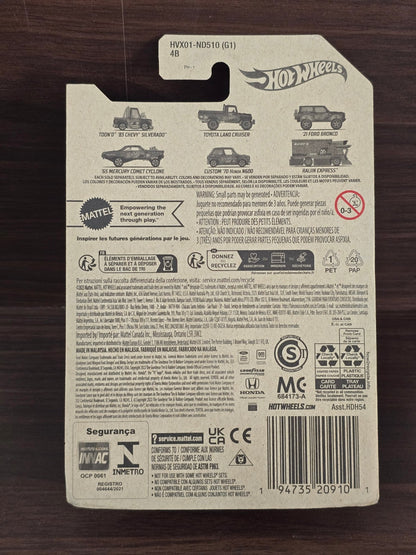 56th Anniversary Hot Wheels Toyota Land Cruiser (2023 Imported Card) - Kinder Logs