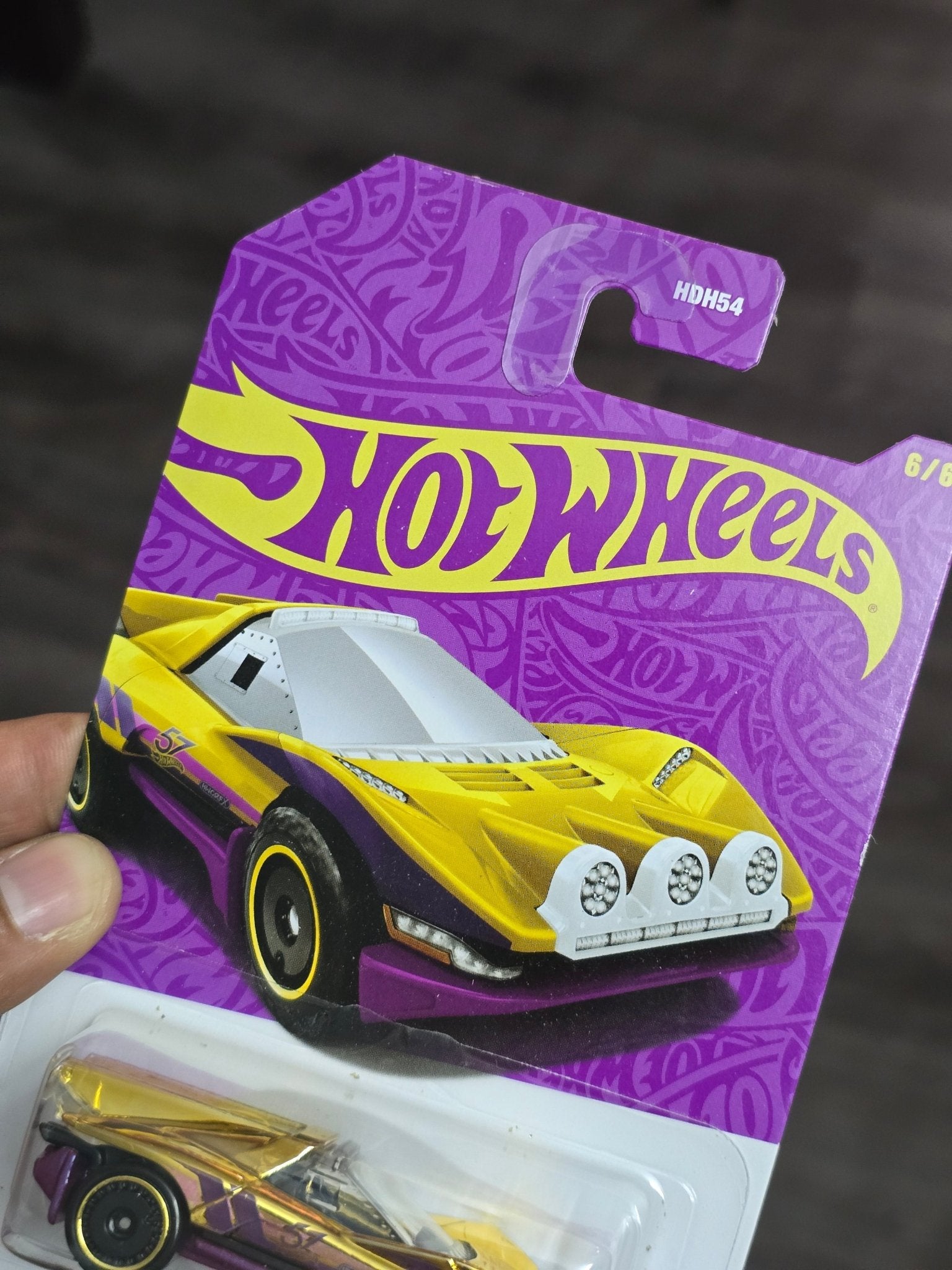 57th Anniversary 'CHASE' Hot Wheels Rally Speciale (Carded) - Kinder Logs