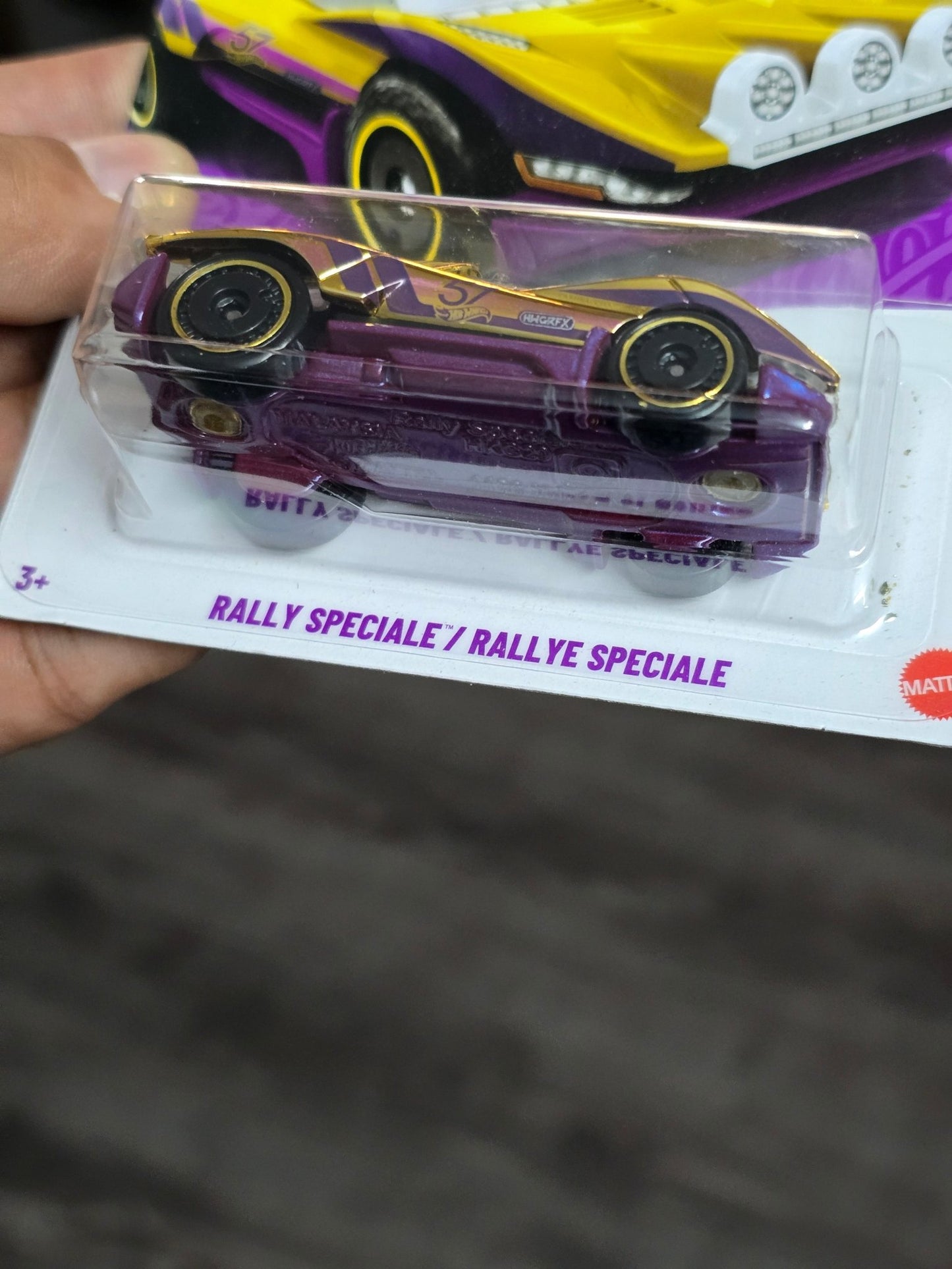57th Anniversary 'CHASE' Hot Wheels Rally Speciale (Carded) - Kinder Logs