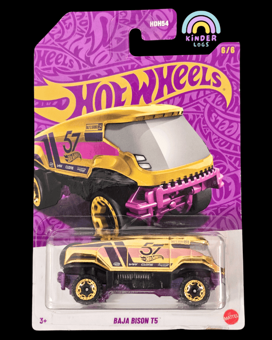 57th Anniversary Hot Wheels Baja Bison T5 (Chase) - Kinder Logs