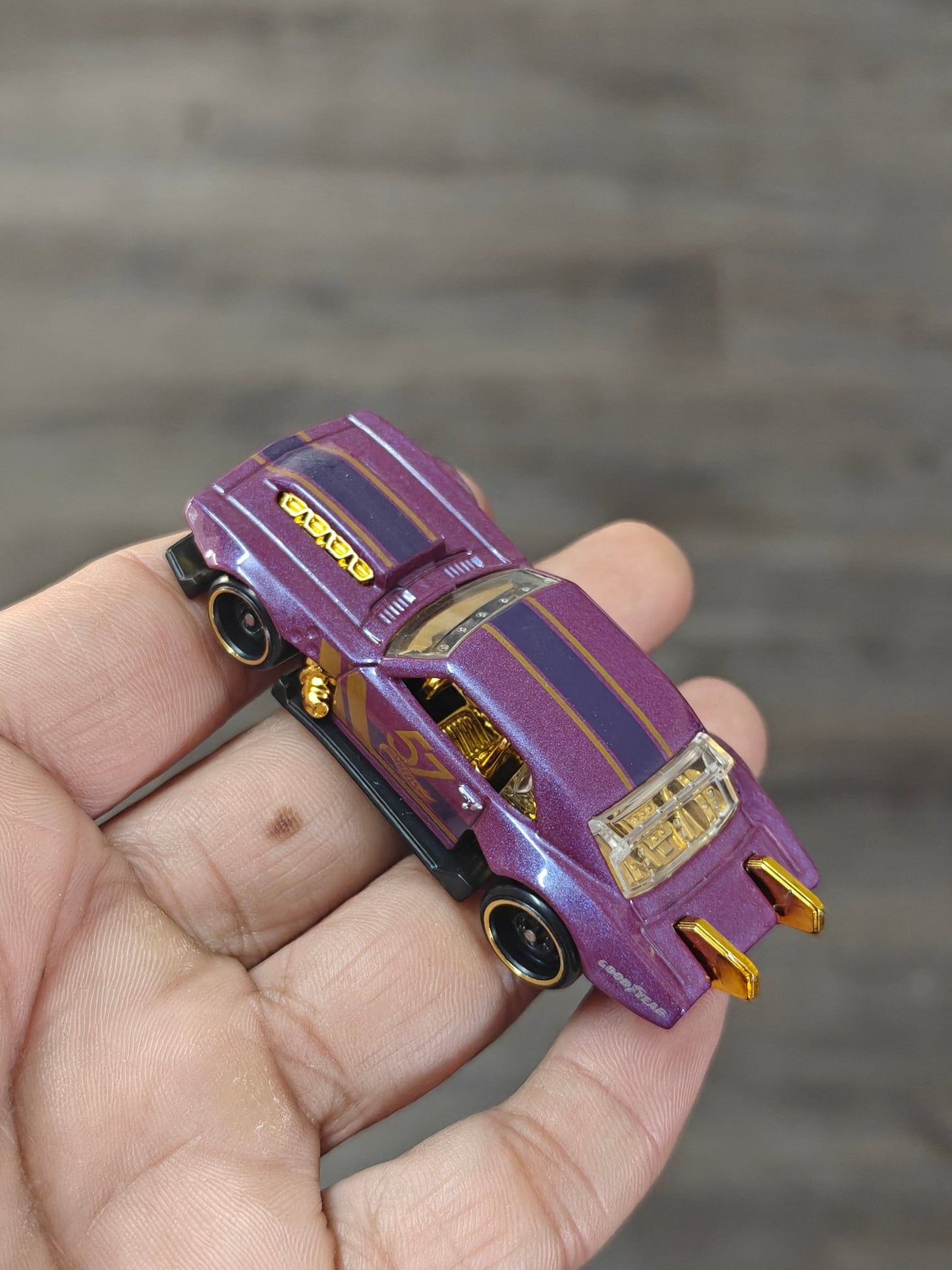 57th Anniversary Hot Wheels Custom 1968 Chevrolet Camaro (Uncarded - New) - Kinder Logs