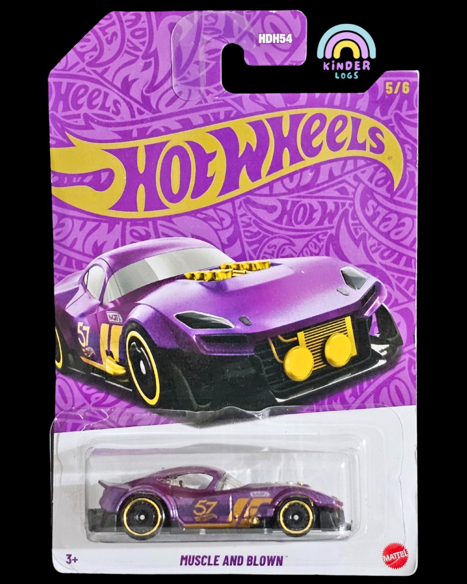 57th Anniversary Hot Wheels Muscle And Blown - Kinder Logs