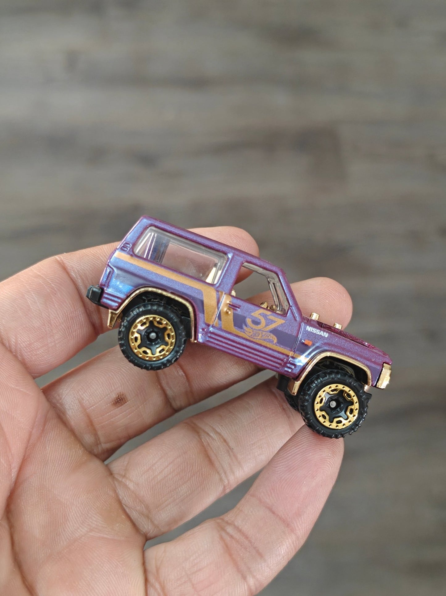 57th Anniversary Hot Wheels Nissan Patrol Custom (Uncarded - New) - Kinder Logs