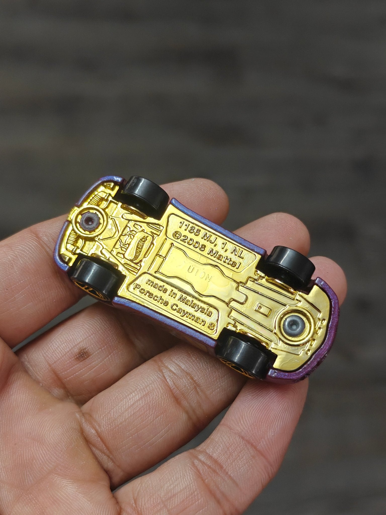 57th Anniversary Hot Wheels Porsche Cayman S (Uncarded - New) - Kinder Logs