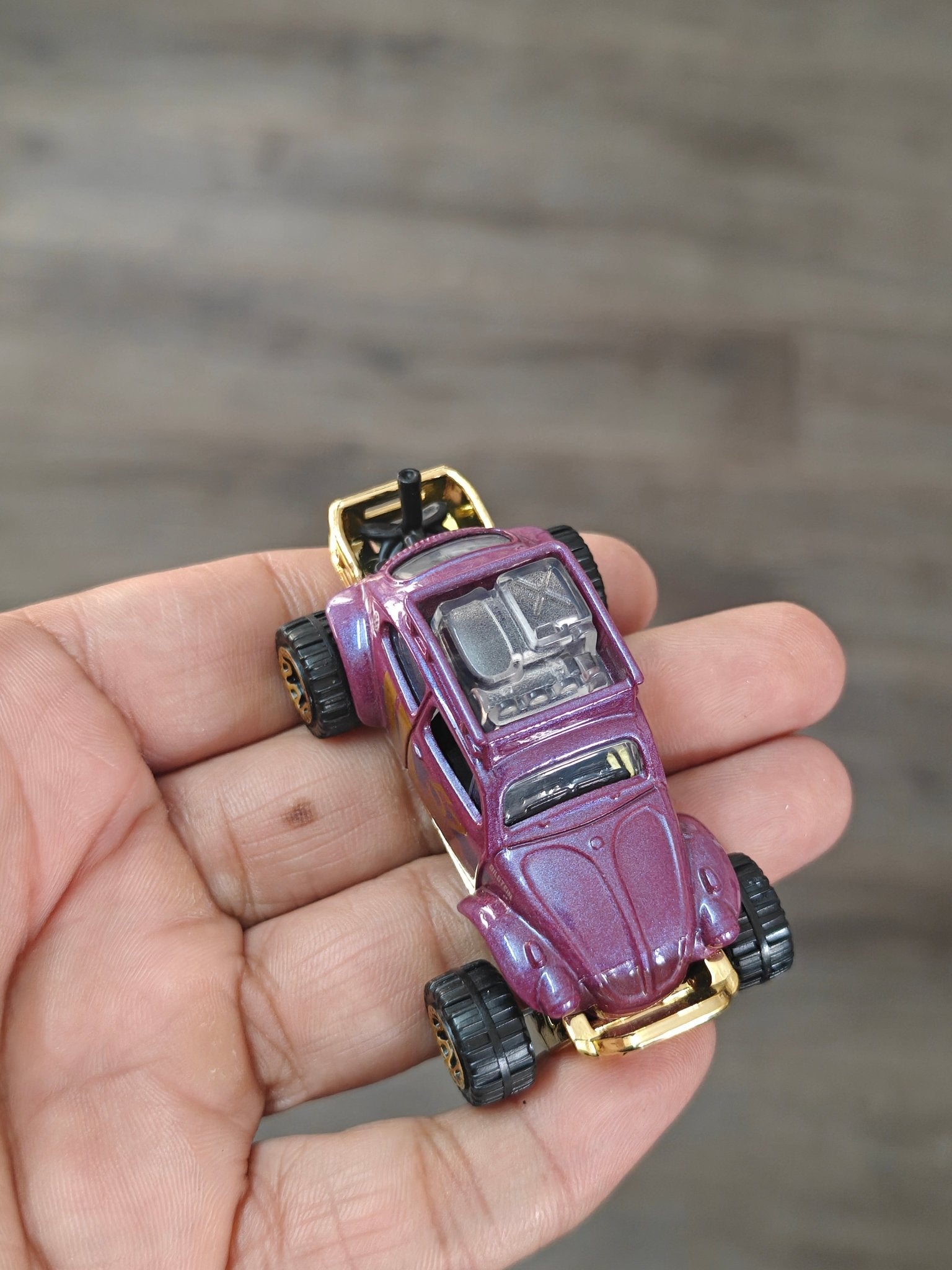 57th Anniversary Hot Wheels Volkswagen Baja Bug (Uncarded - New) - Kinder Logs