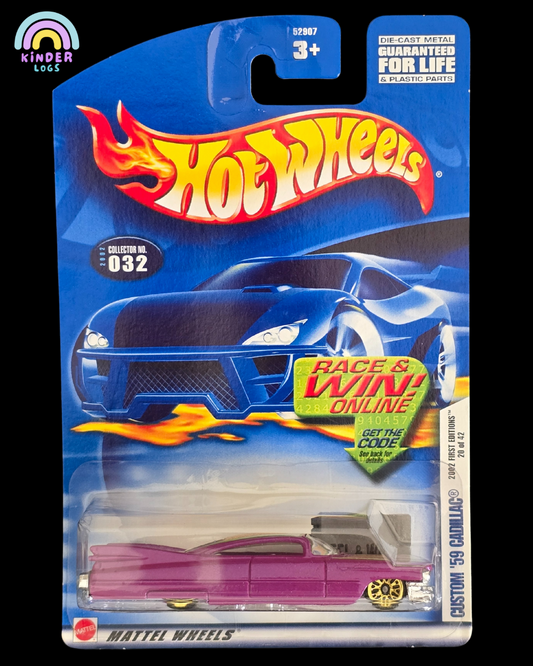 Hot Wheels Custom 1959 Cadillac - Collector No. 032 (Pink)