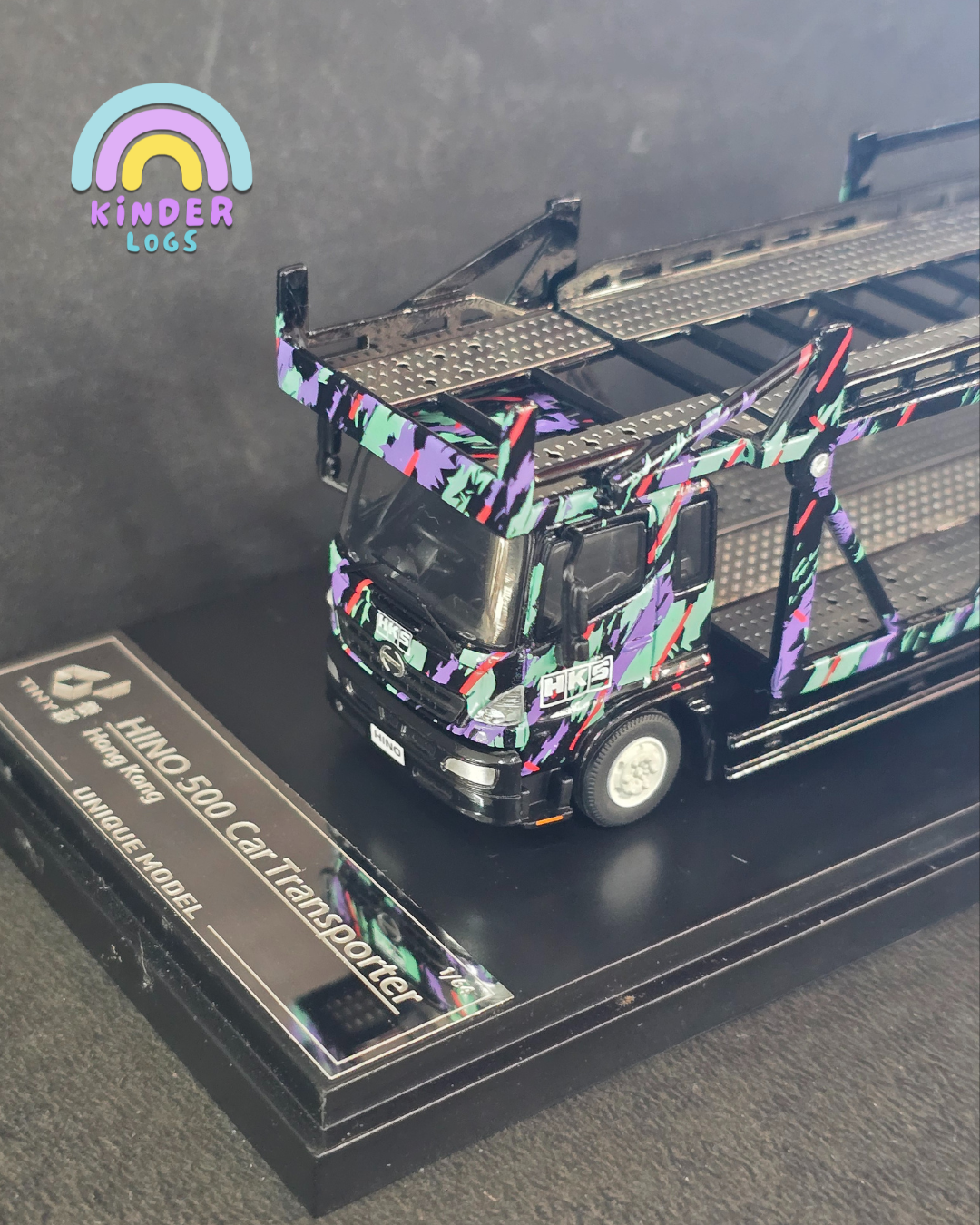 Unique Model x Tiny HKS HINO 500 Car Transporter (Pre-Owned)