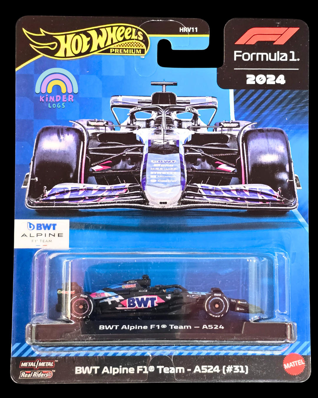 Premium Hot Wheels BWT Alpine F1 Team - A524 (#31) - Imported