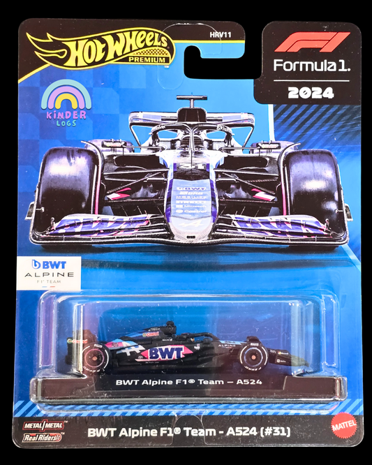 Premium Hot Wheels BWT Alpine F1 Team - A524 (#31) - Imported