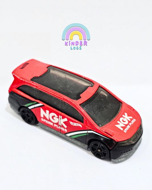 Hot Wheels Honda Odyssey NGK - Red (Used Car)
