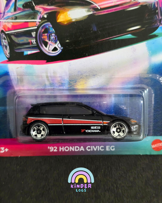 Hot Wheels 1992 Honda Civic EG - Black (Imported)