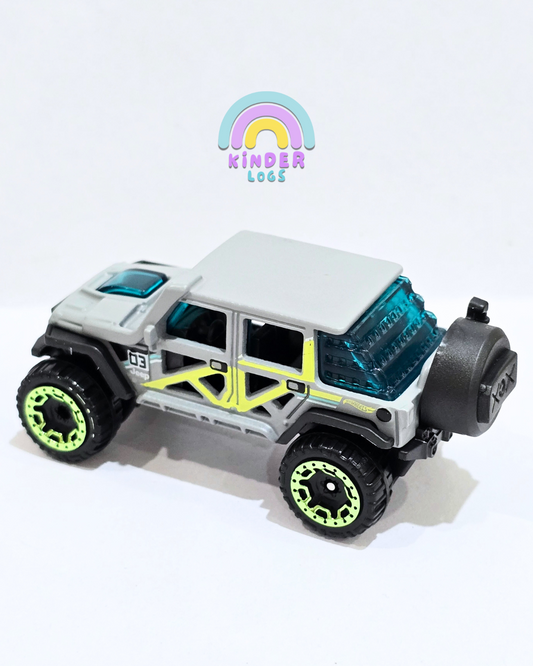 Hot Wheels 2017 Jeep Wrangler - Grey (Uncarded - New)