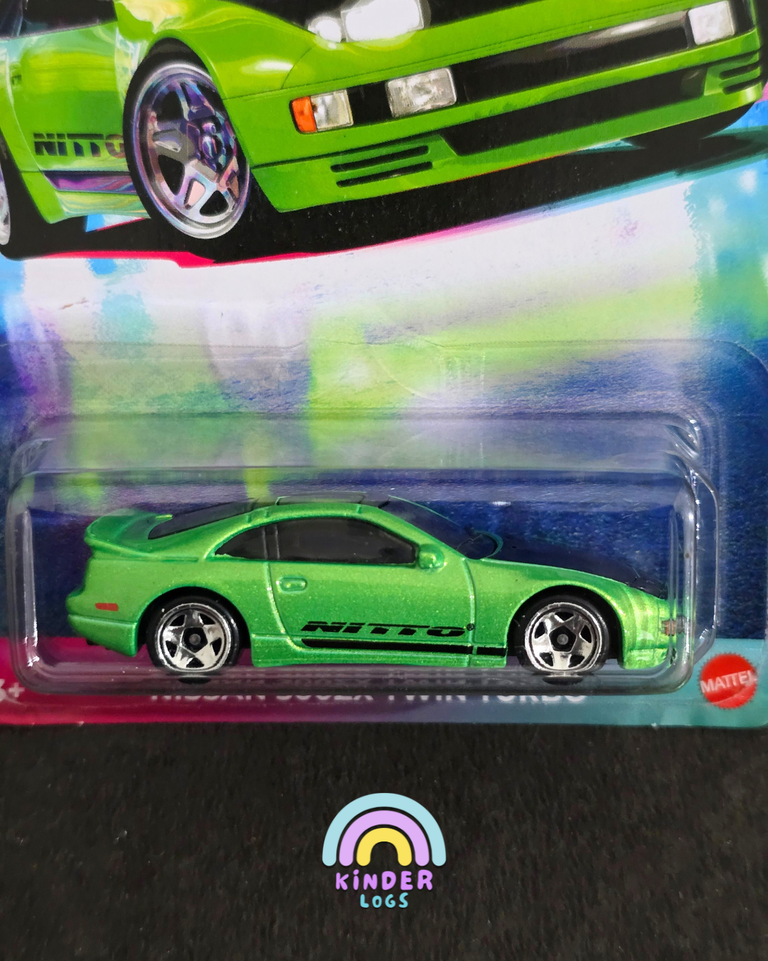 Hot Wheels Nissan 300ZX Twin Turbo - Green (Imported)