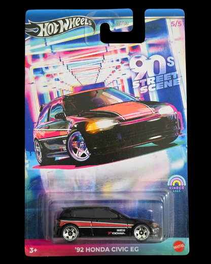 Hot Wheels 1992 Honda Civic EG - Black (Imported)