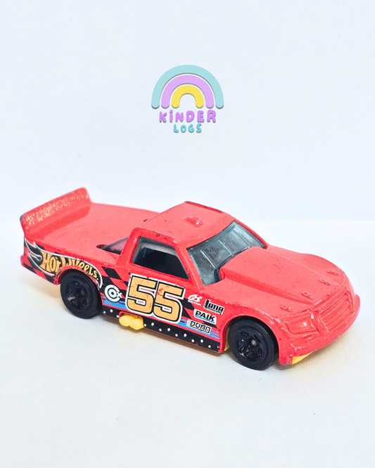 Hot Wheels Circle Trucker #55 - Red (Pre-Owned Car)