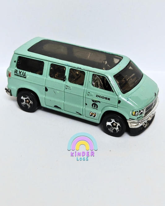 Hot Wheels Dodge Van - Light Green (Pre-Owned Car)
