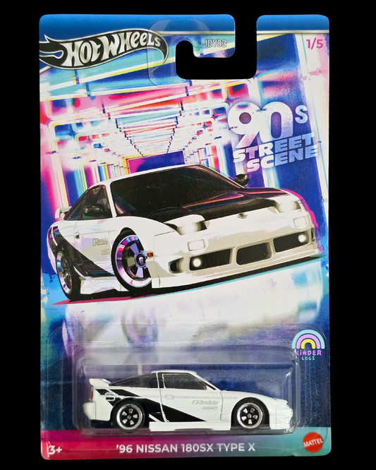 Hot Wheels 1996 Nissan 180SX Type X - White (Imported)