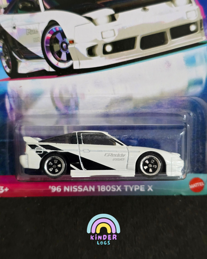 Hot Wheels 1996 Nissan 180SX Type X - White (Imported)