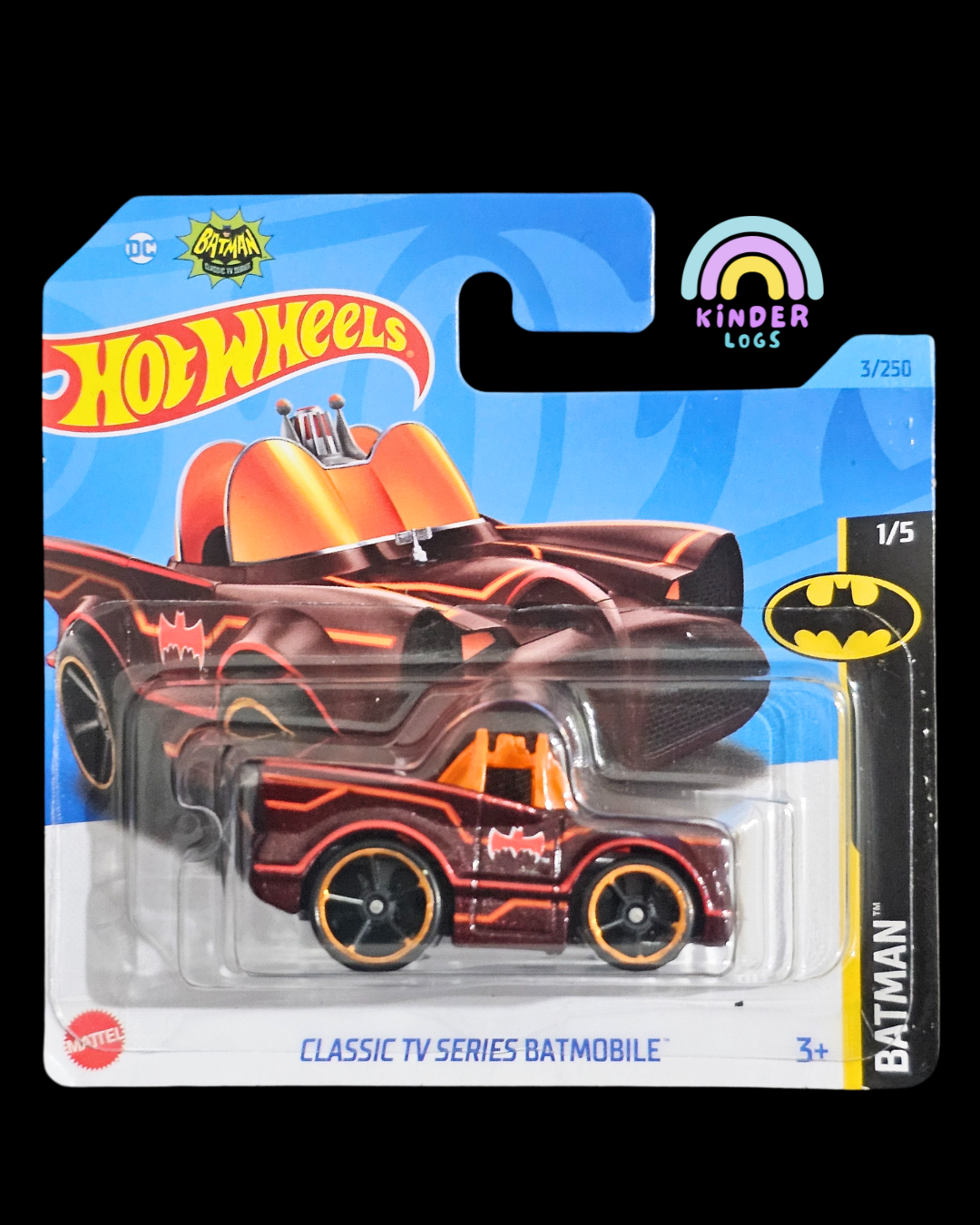 Hot Wheels DC Batman Classic TV Series Batmobile (Red)